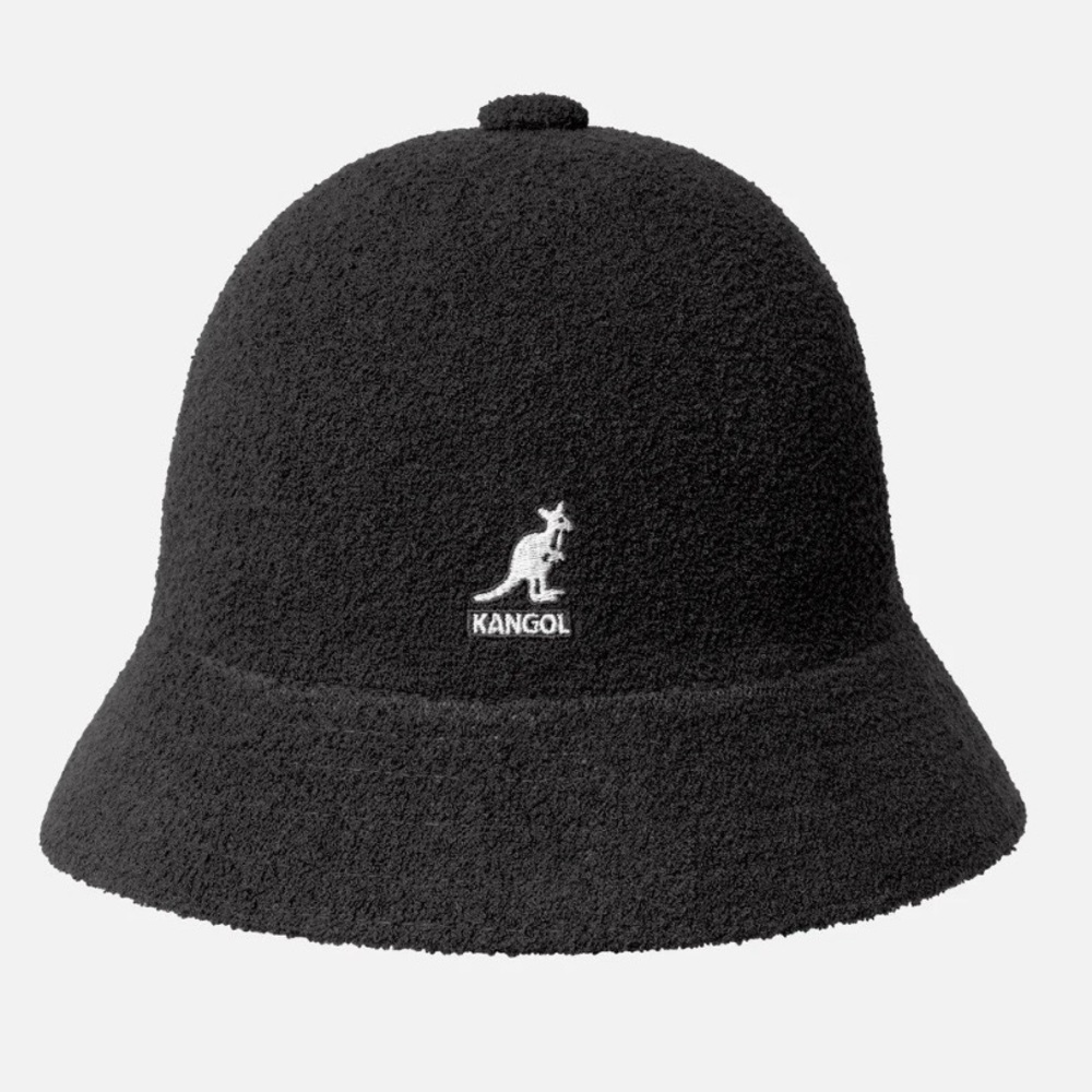 NEW: Kangol Black Bermuda Casual Hat - Size Large